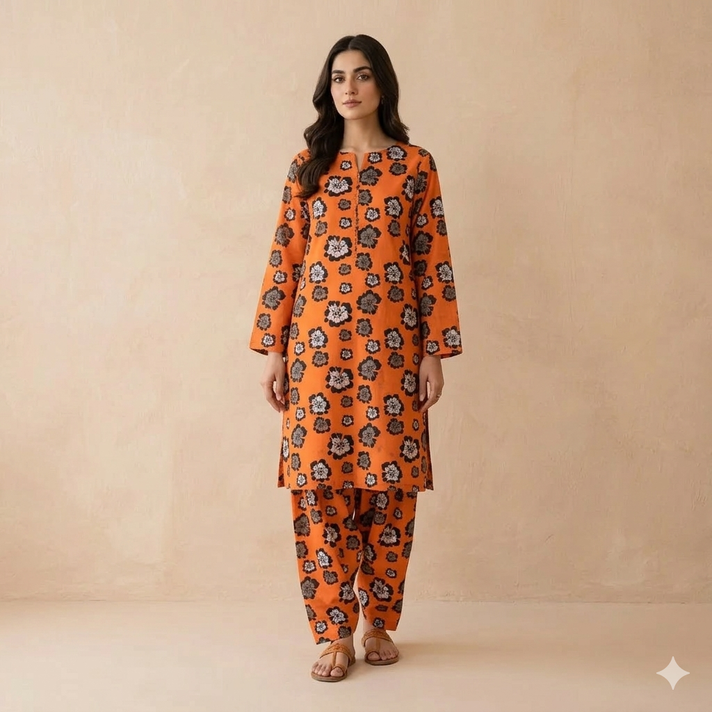 Unstitch 2 piece Doria Lawn All Over Women Dress Summer Collection