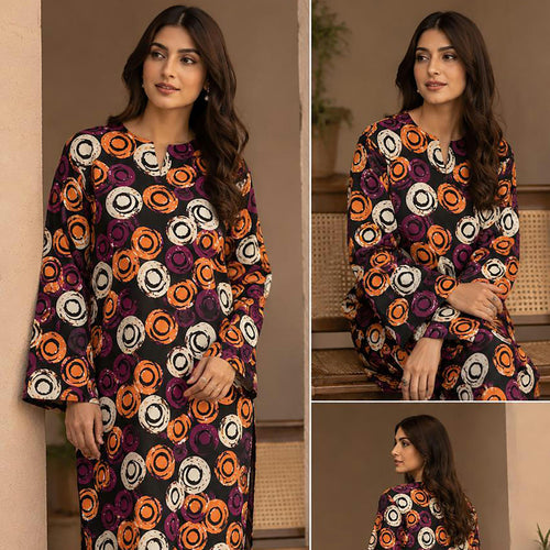 Breeze By Amal Lawn Collection 2 piece All Over Unstitch Dress