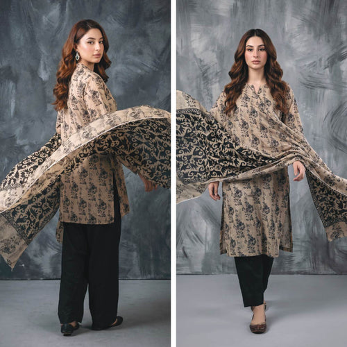 Regalia Black & White Vol 3 Premium Unstitched 3 Piece Lawn Suit