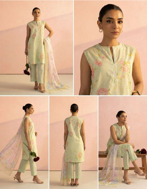 Pareesa Luxury Unstitched 3 Piece Lawn Suit