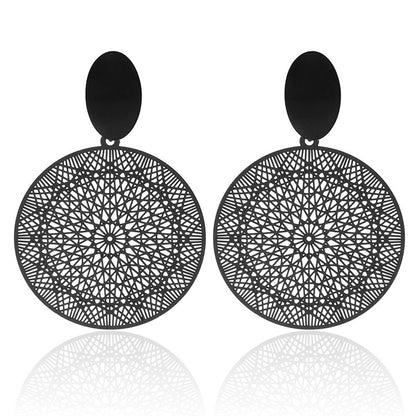 Noir Lace Statement Earrings